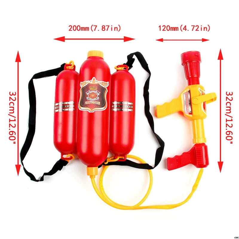 Sac à dos pompier pistolet à eau