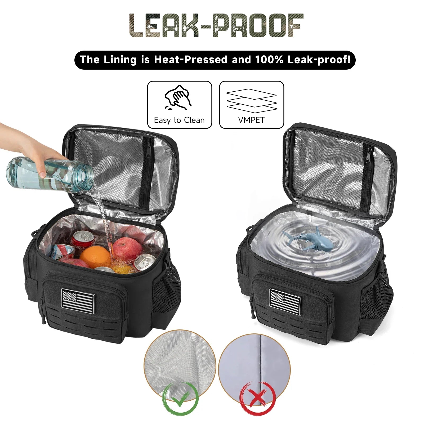 Sac glacière isotherme tactique 18L