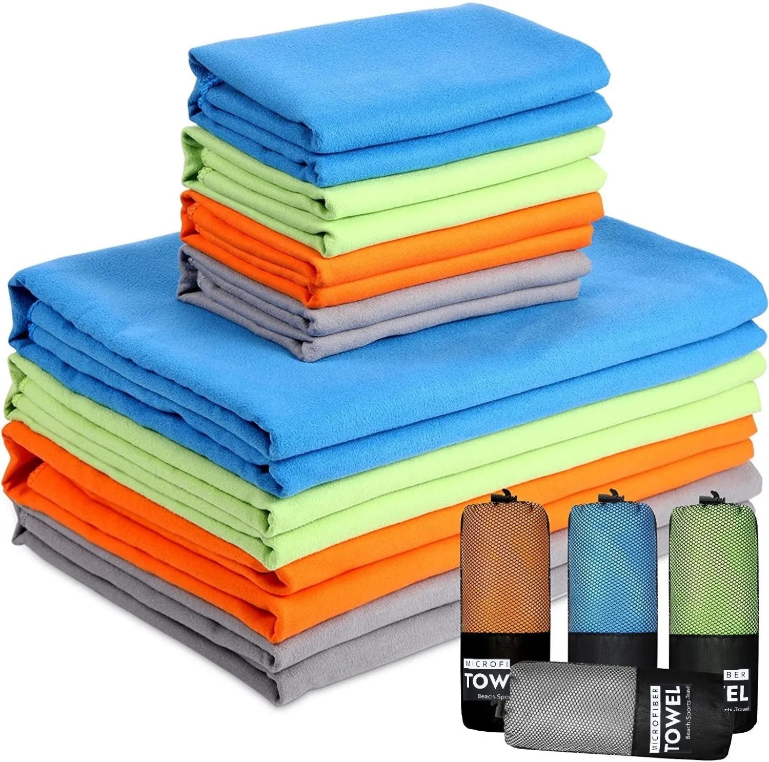 Serviette sport microfibre absorbante